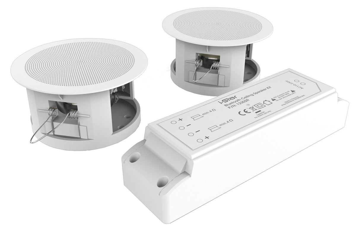Bluetooth Ceiling Speaker Kit with two speakers