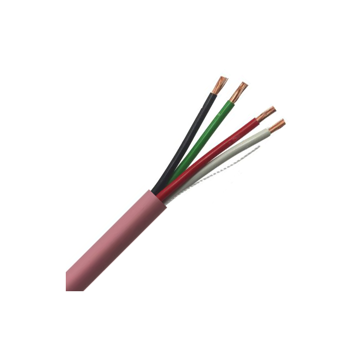 Speaker Cable 4 Cores BC 30 x 0.25mm 16AWG LSZH - Pink 100m