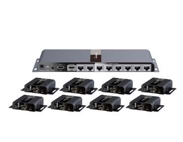 1 X 8 HDMI EXTENDER OVER SINGLE CAT 6