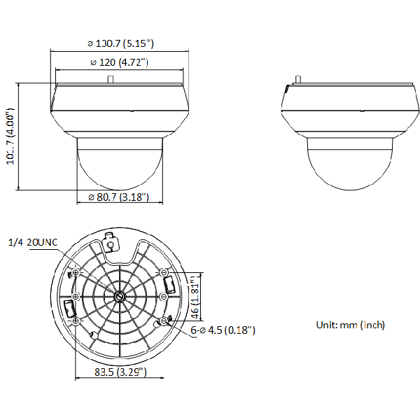 HiLook PTZ-N2404I-DE3(F) IP Camera | 4MP |