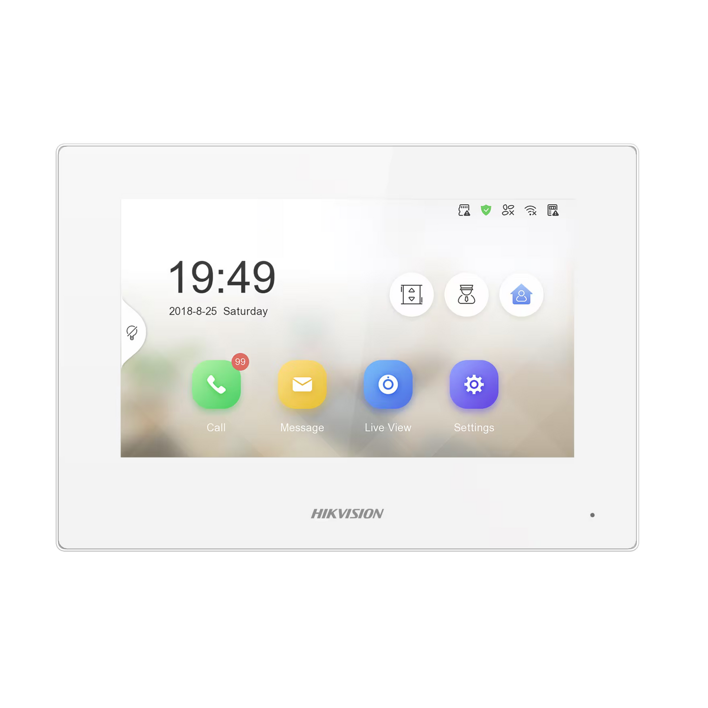 Hikvision DS-KH6320-WTE1-W | IP Intercom | Indoor Monitor