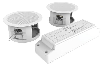 Bluetooth Ceiling Speaker Kit with two speakers