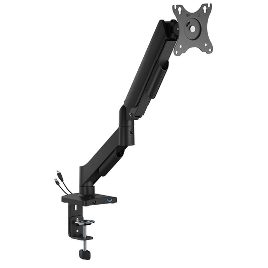 AV:Link | 129.528UK | Full Motion Gas Spring Desktop Monitor Arm with USB Hub