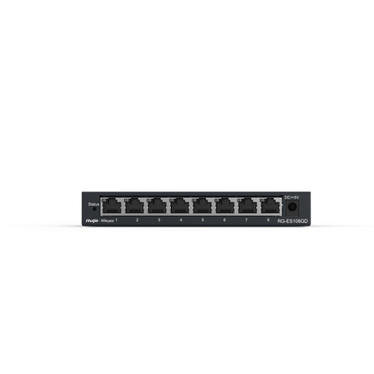 Reyee Gigabit Unmanaged Switch-Metal | RG-ES108GD