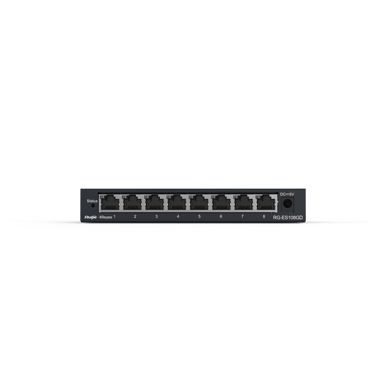 Reyee Gigabit Unmanaged Switch-Metal | RG-ES108GD