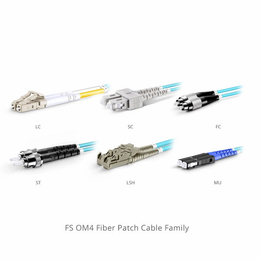 0.5m OM4 Fibre Optic Cable LC-LC (Multi-Mode)- FB4M-LCLC-005D