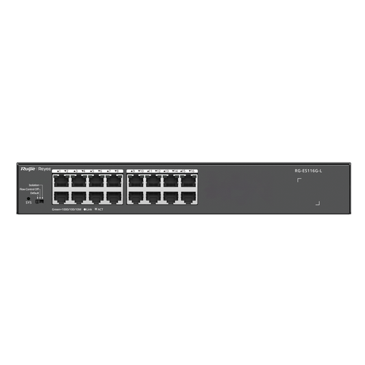 Reyee Gigabit Unmanaged Switch-Metal | RG-ES116G-L