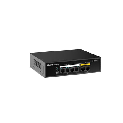 Reyee 10/100 Unmanaged Switch-Metal-PoE | RG-ES106F-P