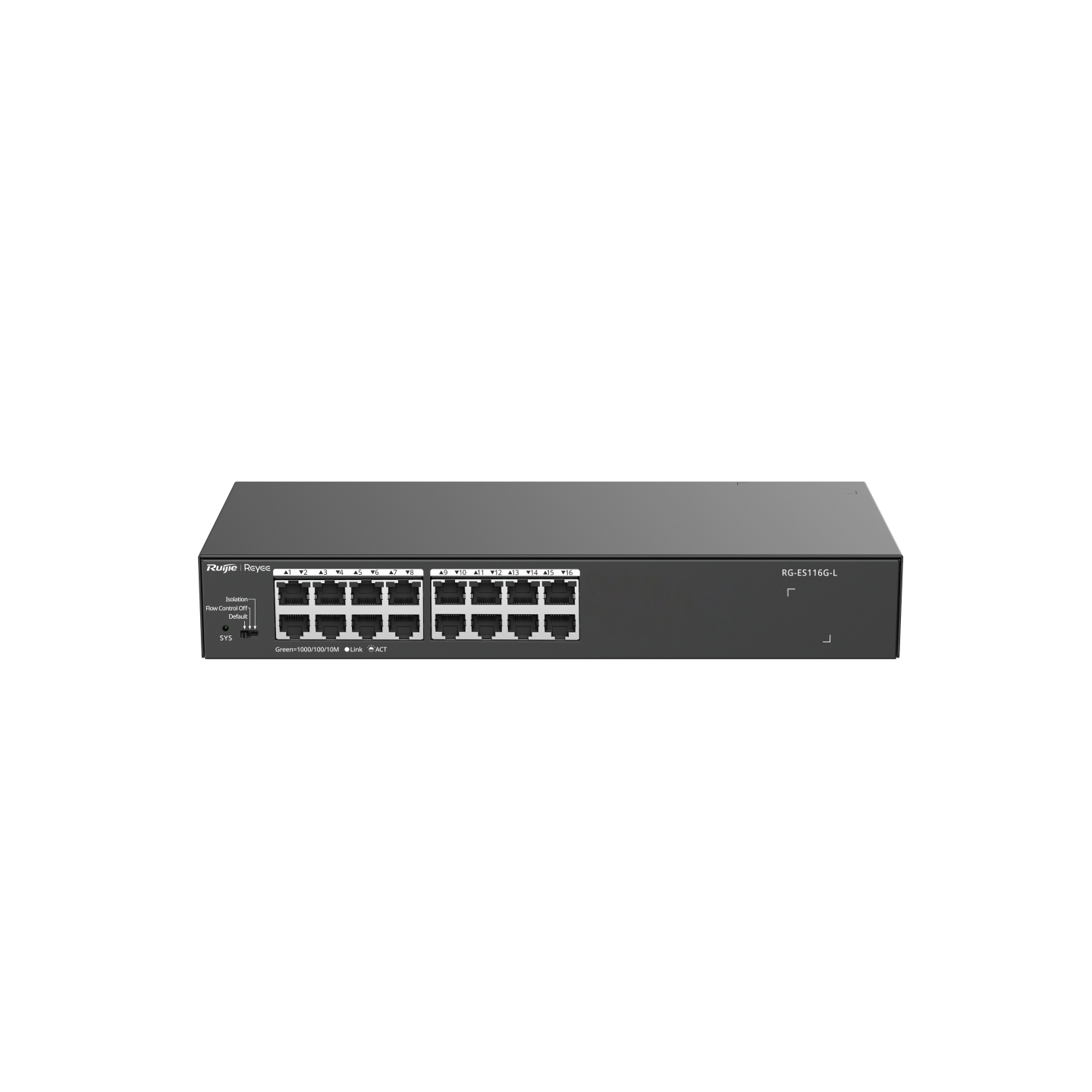 Reyee Gigabit Unmanaged Switch-Metal | RG-ES116G-L