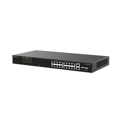 Reyee 10/100 Unmanaged Switch-Metal-PoE | RG-ES118FGS-LP