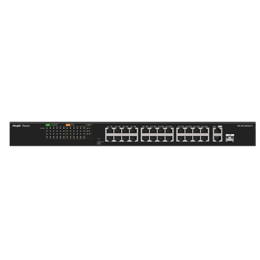 Reyee 10/100 Unmanaged Switch-Metal-PoE | RG-ES126FGS-P