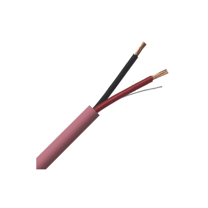 Speaker Cable 2 Cores BC 30 x 0.25mm 16AWG LSZH - Pink per metre