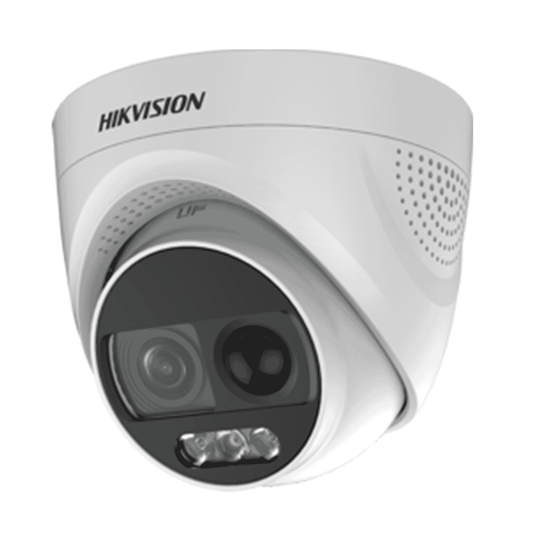 Hikvision DS-2CE72KF3T-PIRXO 3K ColorVu PIR Siren 2.8mm Analogue Turret Camera