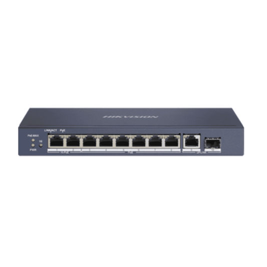 Hikvision DS-3E0510HP-E 10-Port Gigabit PoE Ethernet Switch