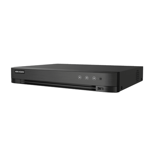 Hikvision iDS-7216HUHI-M2/PXT 16-Channel Hybrid DVR, 4K, AI Video Analytics