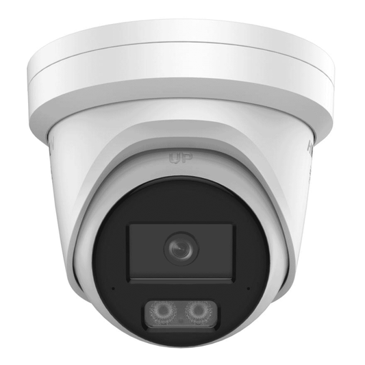 Hikvision DS-2CD2347G3-LIS2UY/SL (2.8mm) 4MP Fixed Turret Camera – ColorVu 3.0, 2-Way Audio, IP67