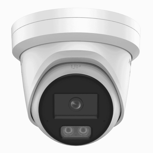 Hikvision DS-2CD2347G3-LIS2UY/SL (4mm) 4MP Fixed Turret Camera ColorVu Siren Mic Speaker