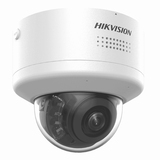 Hikvision DS-2CD2766G2H-IPTRZS2U/SL 6MP Varifocal Dome Camera AcuSense Motorised Zoom Siren Mic Speaker