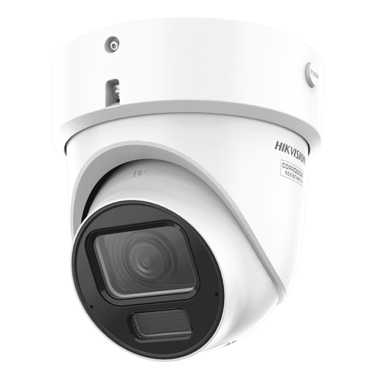 HIKVISION DS-2CD2H86G2H-IZSY(2.8-12mm)(eF) 8MP POWEREDDARKFIGHTER MOTORIZED VARIFOCAL TURRET NETWORK CAMERA