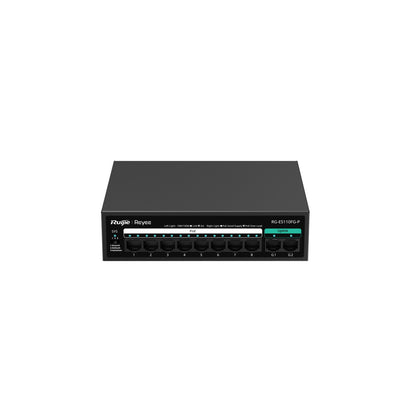 Reyee 10/100 Unmanaged Switch-Metal-PoE | RG-ES110FG-P