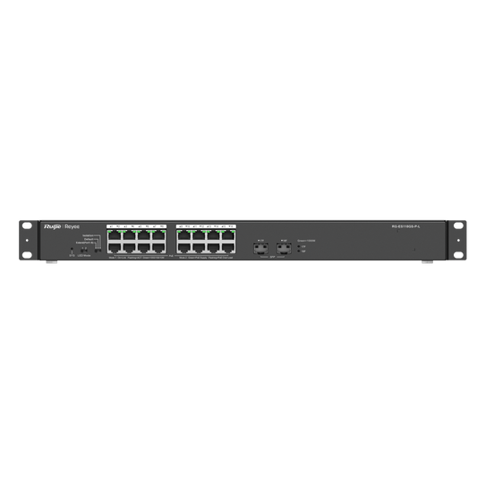 Reyee Gigabit Unmanaged Switch-Metal-PoE | RG-ES118GS-P-L