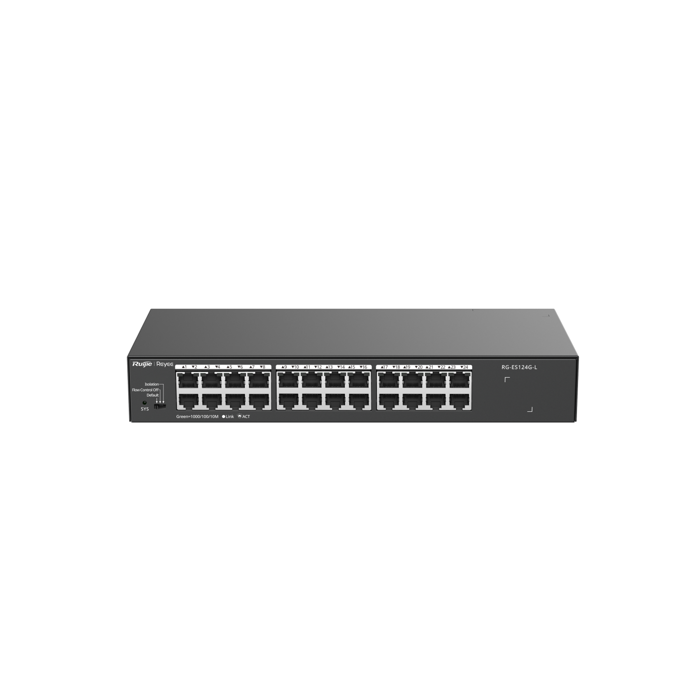 Reyee Gigabit Unmanaged Switch-Metal | RG-ES124G-L