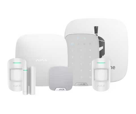 Ajax Kit 3 DD House with keypad (8PD) white (23343.74.WH1)
