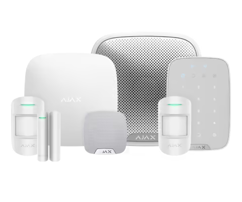 Ajax Kit 3 House with keypad (8PD) White (23337.45.WH1)