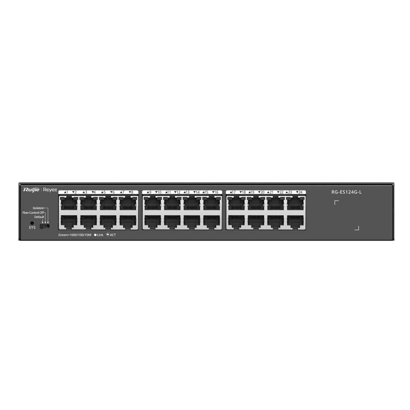 Reyee Gigabit Unmanaged Switch-Metal | RG-ES124G-L