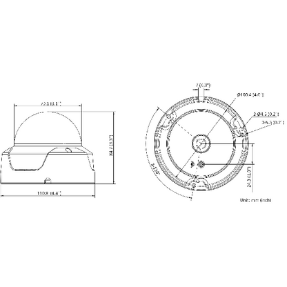 HiLook IPC-D140HA(2.8mm) IP Camera | 4MP | Dome