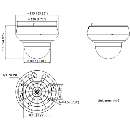 HiLook PTZ-N2404I-DE3(F) IP Camera | 4MP |