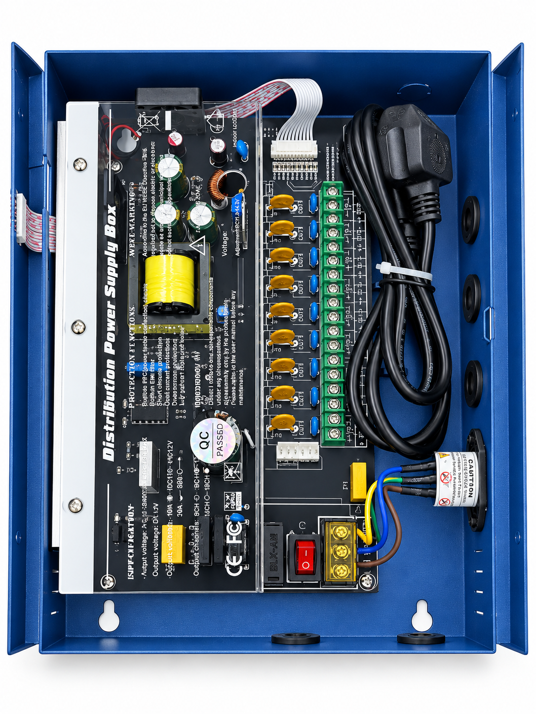 PSU 20AMP 18 WAY BLU | 12V Power Supply